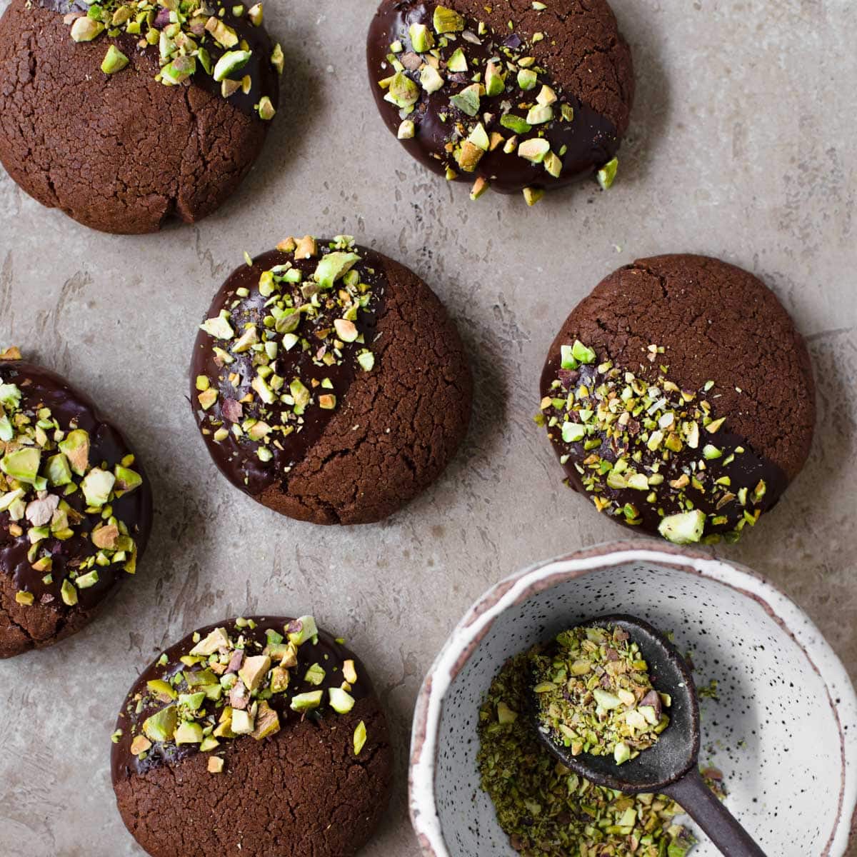 Bakery-Worthy Chocolate Pistachio Cookies with Butterscotch Notes