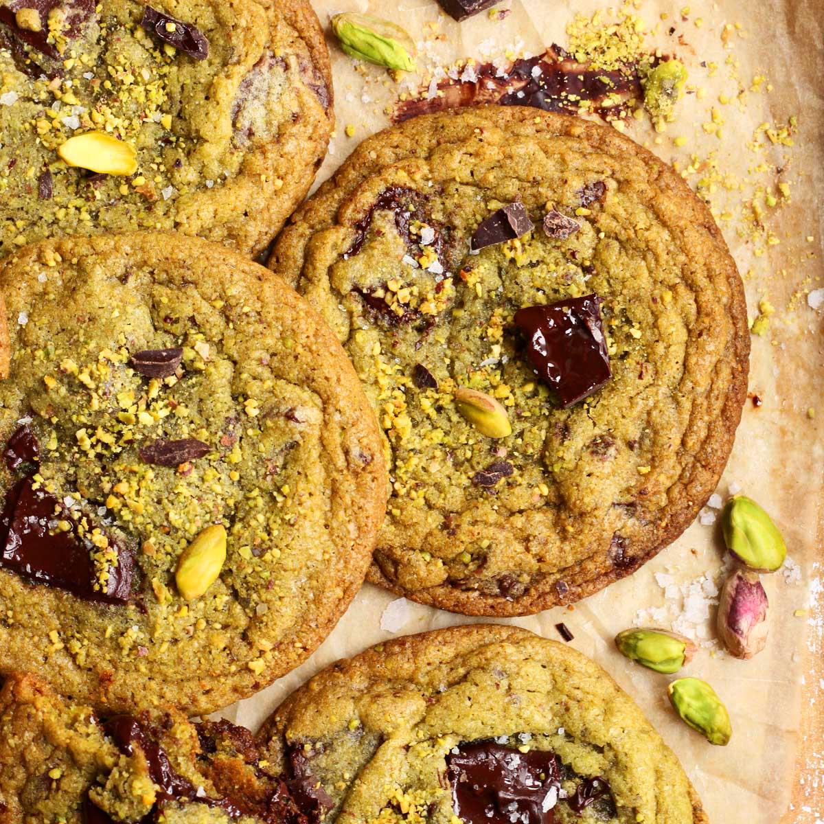 Chewy Salted Chocolate Pistachio Cookies: A Sophisticated Treat
